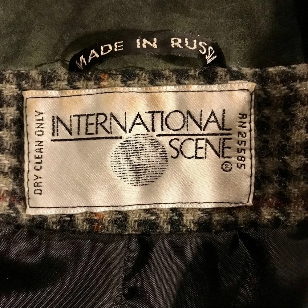Vintage Women Wool Blazer Size 13/14 - Picture 8 of 8